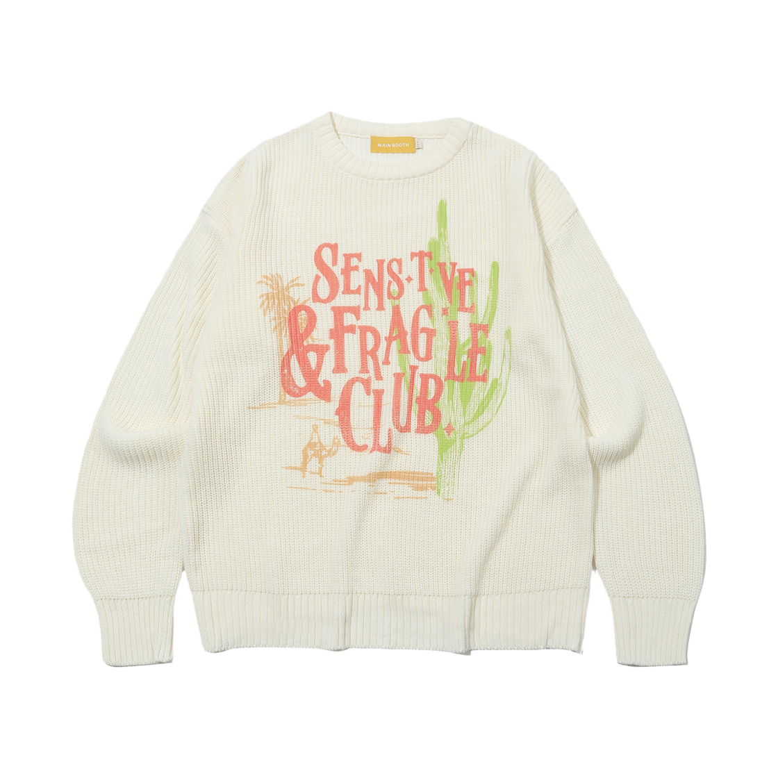 메인부스 샌드 힐 스웨터 아이보리