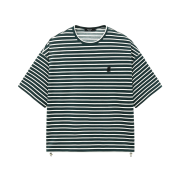 ZIOSONGZIO SEMBLANCE Stripe T-Shirt Green