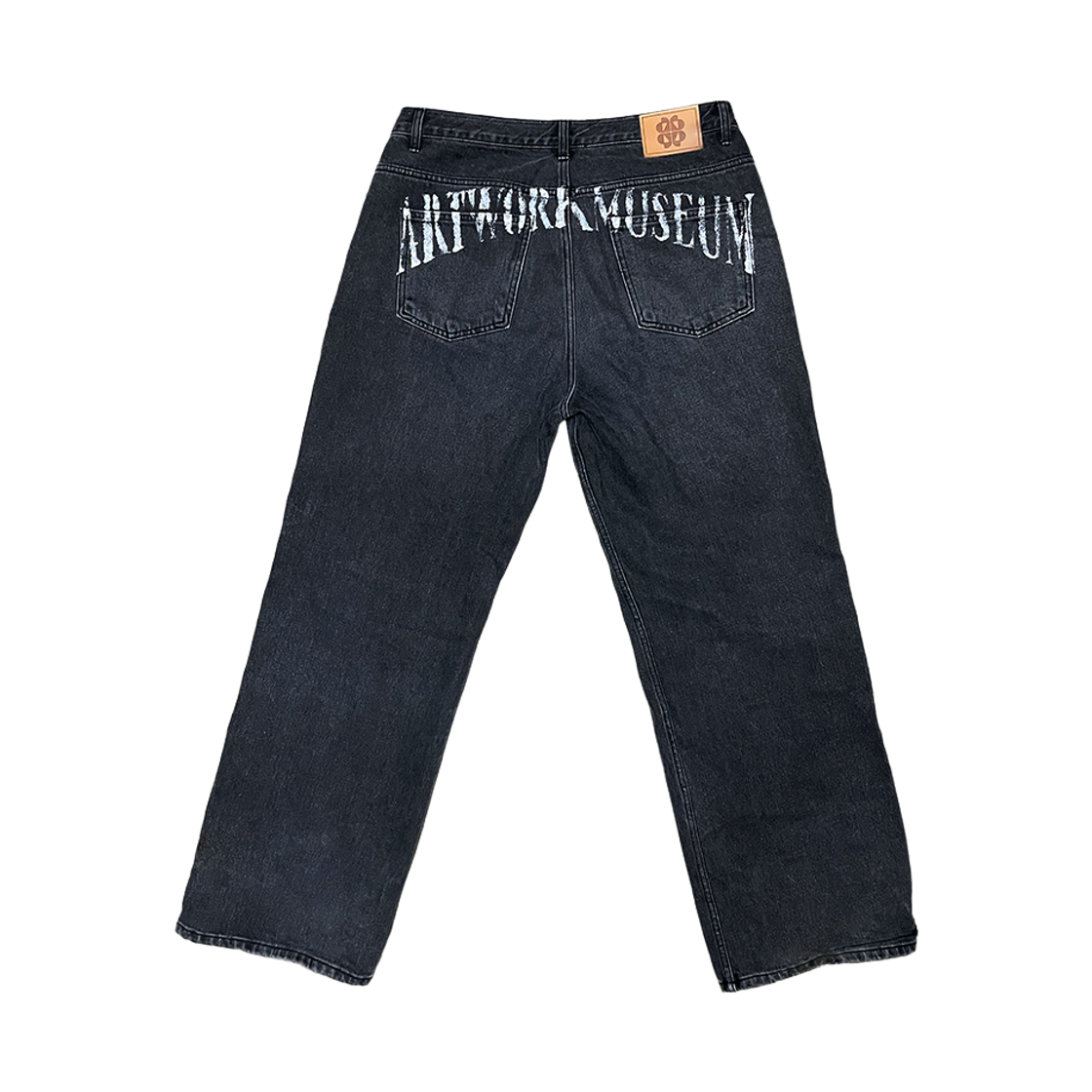 아트워크 뮤지엄 로고 데님 팬츠(Artwork Museum Logo Denim Pants) - 2
