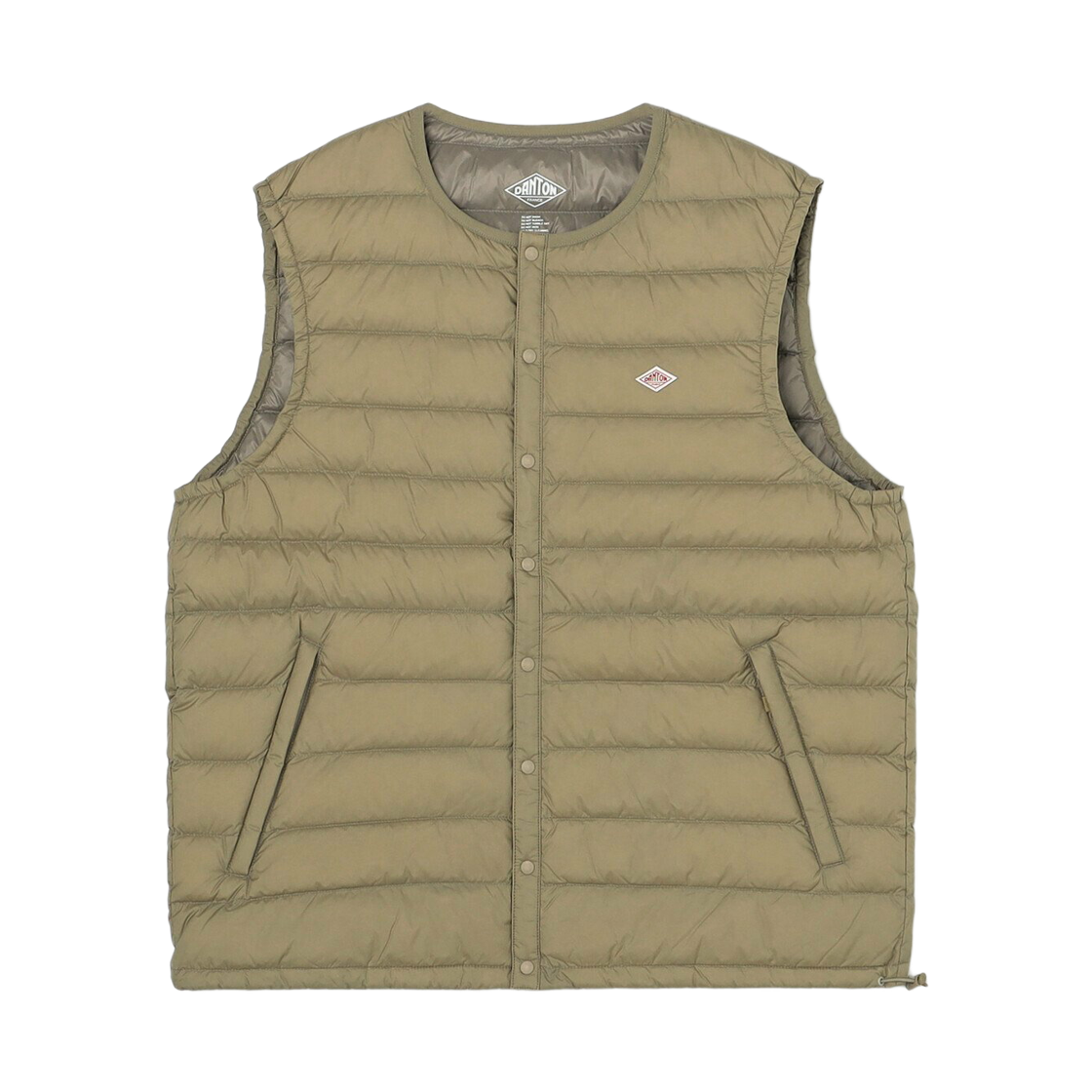 단톤 크루넥 이너 다운 베스트 베이지(Danton Crewneck Inner Down Vest Beige) - 1