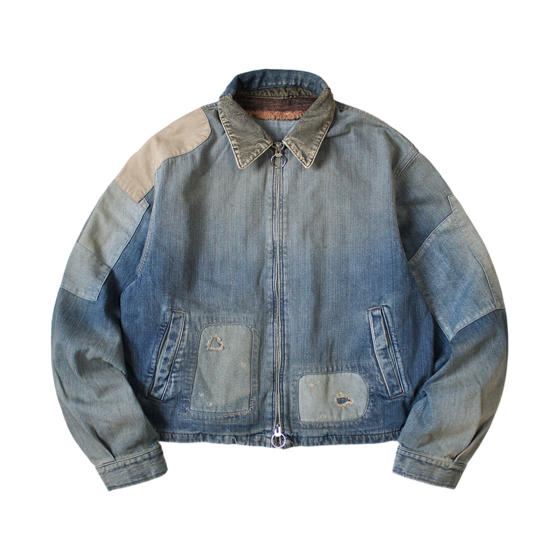 캐피탈 12온즈 데님 드리즐러 자켓 골드 러쉬 리메이크 프로세싱(Kapital 12 oz. Denim Drizzler Jacket Gold Rush Remake Processing) - 1