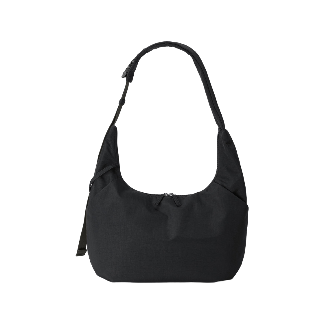 GU 소프트 나일론 코쿤 숄더백 블랙(GU Soft Nylon Cocoon Shoulder Bag Black)