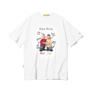 MAINBOOTH [Pat&Mat] QnA T-shirt White