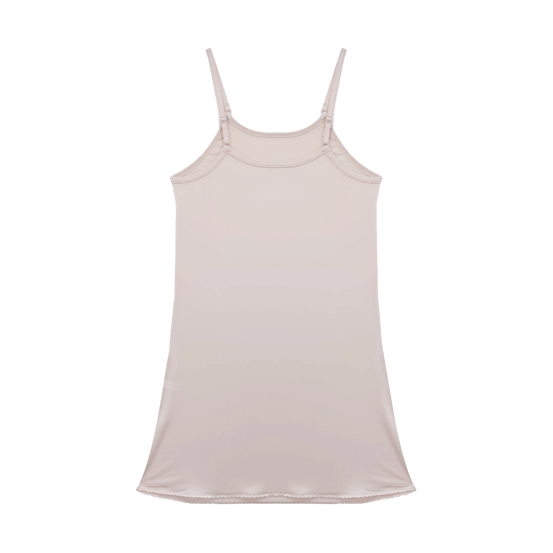 (W) 에이원 인견 스판 스트랩 반슬립 169 베이지((W) AONE Rayon Spandex Strap Half Slip 169 Beige) - 1