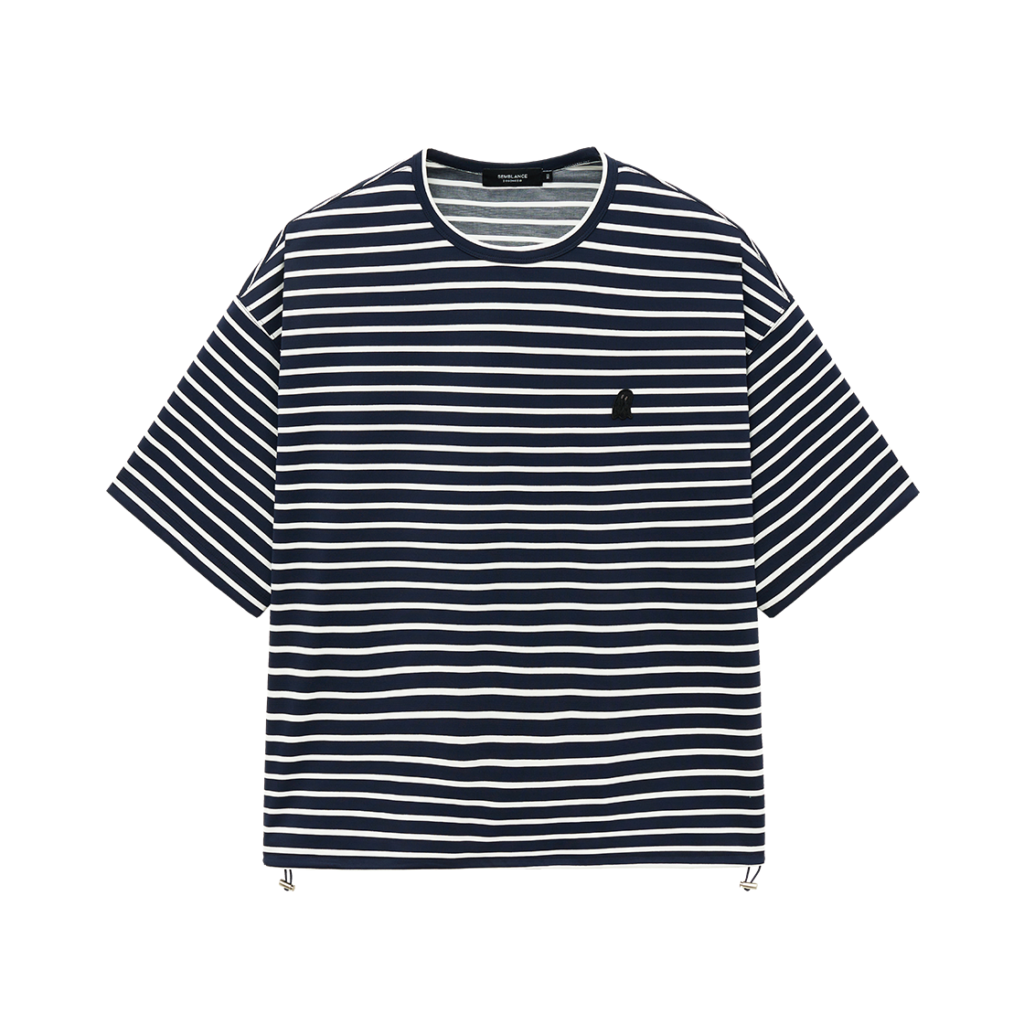 지오송지오 셈블런스 스트라이프 티셔츠 네이비 ZH2TS814NY(ZIOSONGZIO SEMBLANCE Stripe T-Shirt Navy) - 1