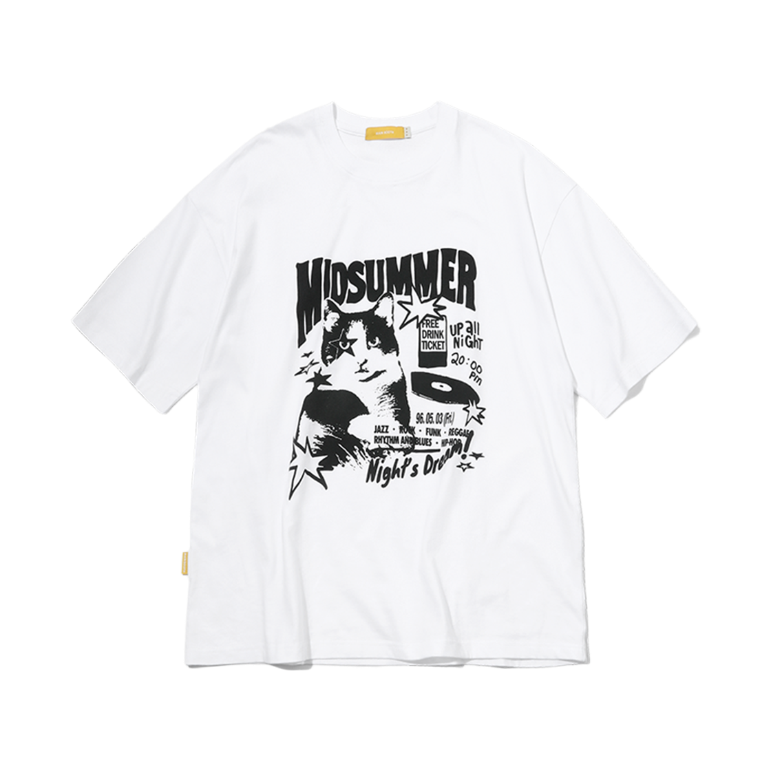MBBDS1HTU01WH MAINBOOTH Midsummer T-shirt White
