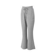 BORN TO WIN W Silver B Boots Cut Sweat Pants Melange Grey