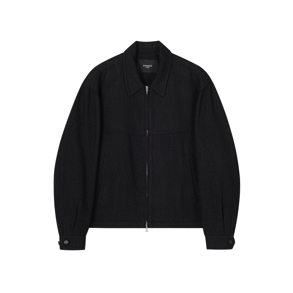 송지오 옴므 엠브로이드 트위드 자켓 블랙(SONGZIO HOMME Embroidered Tweed Jacket Black)