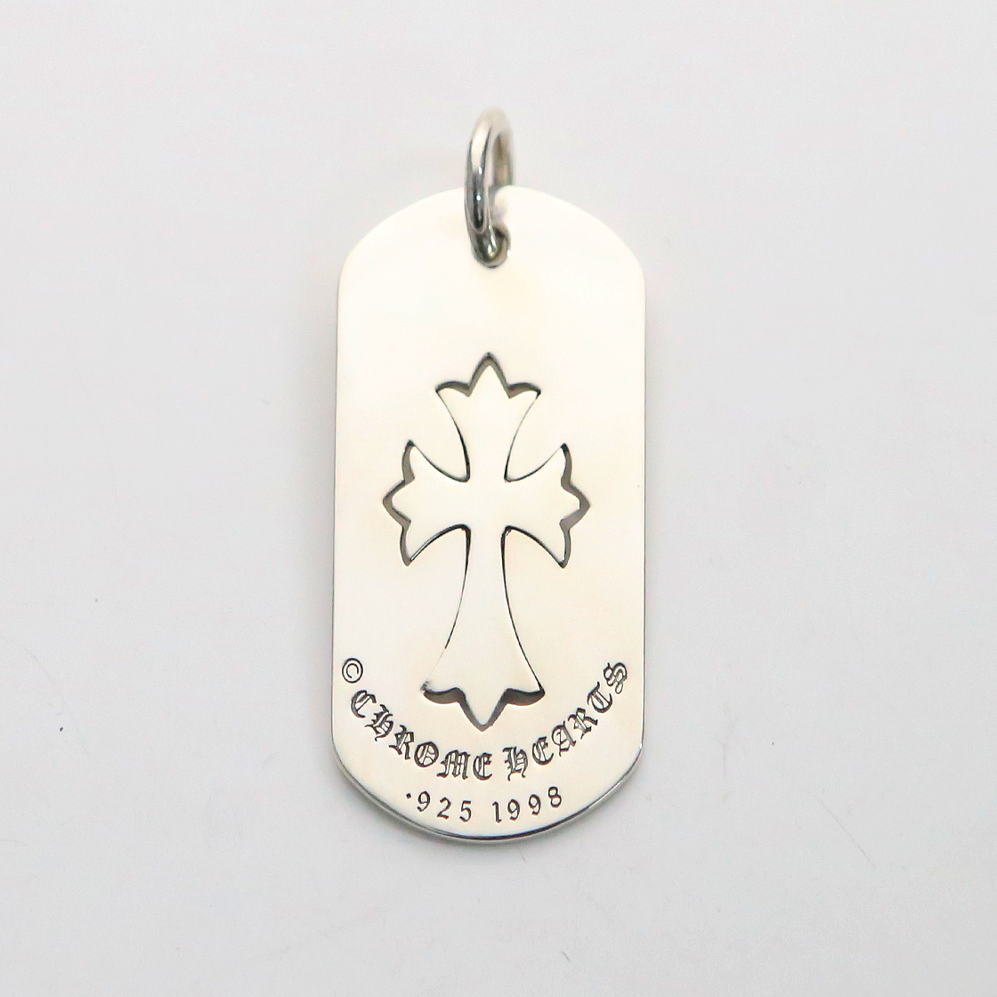 한스룸 크롬하츠 타이니 크로스 도그택 라지(Hansroom Chrome Hearts Tiny Cross Dog Tag Lrg) - 3