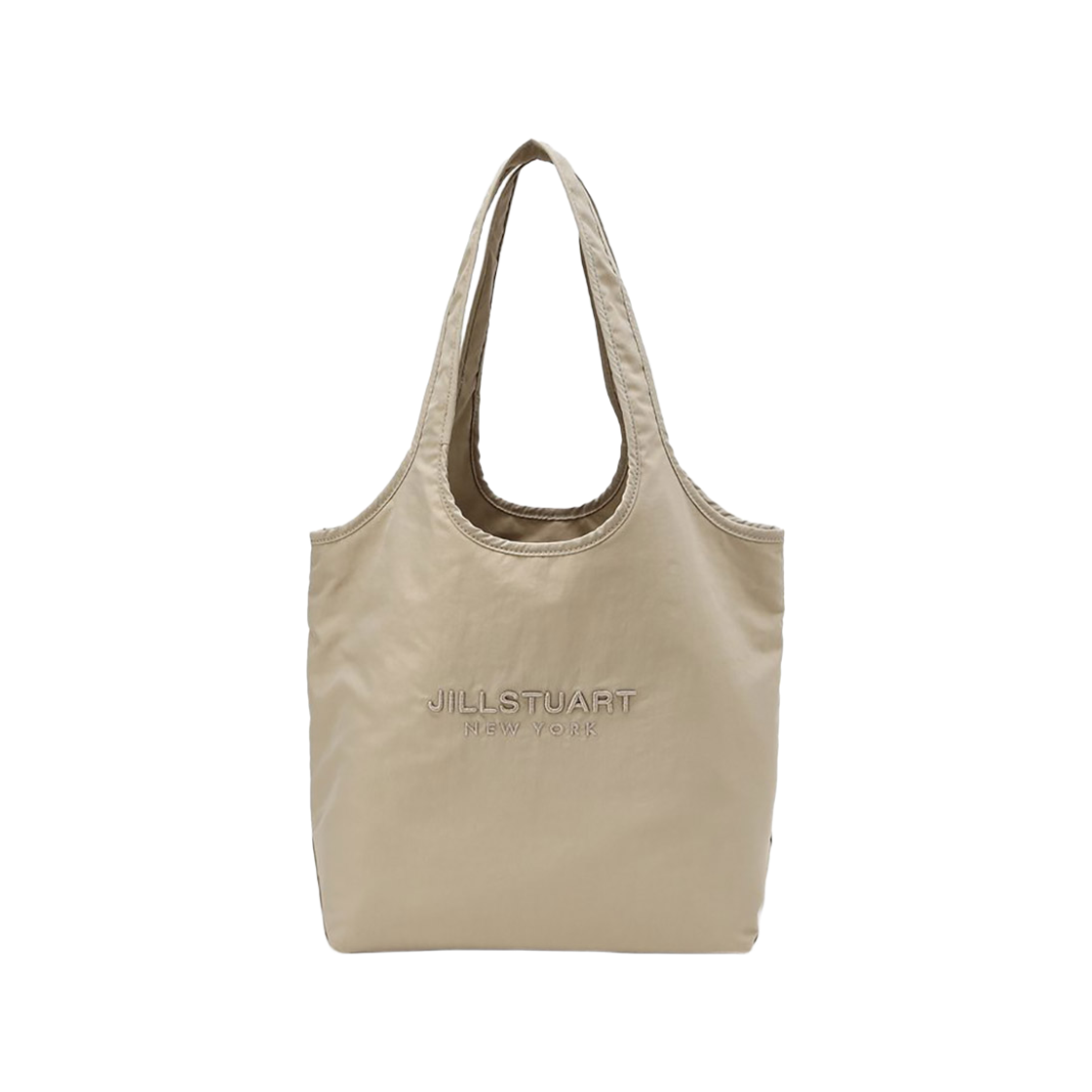 JUBA5E032I2 Jillstuart Men's Acc Beige Logo Embroidered Shoulder Bag Small Juba5E032I2 Normal Beige