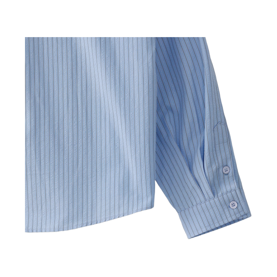 블루 선플라워 소프트 포멀 스트라이프 셔츠(Blue Sunflower Soft Formal Stripe Shirt) - 5