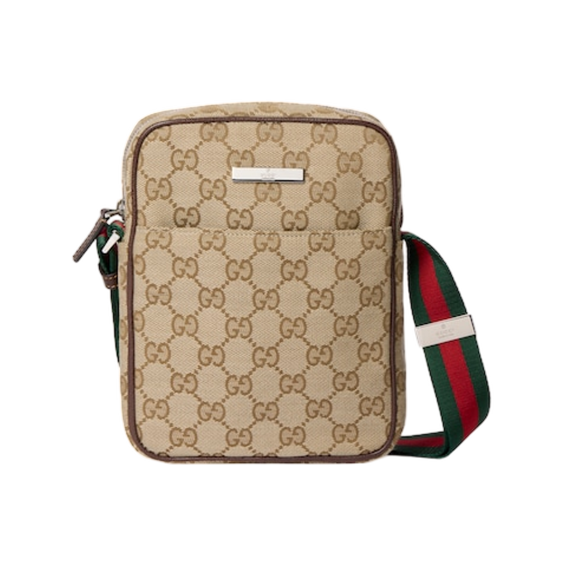 A0022Z-FAGBV-9653 Gucci Tag Small Crossbody Bag Sand Brown