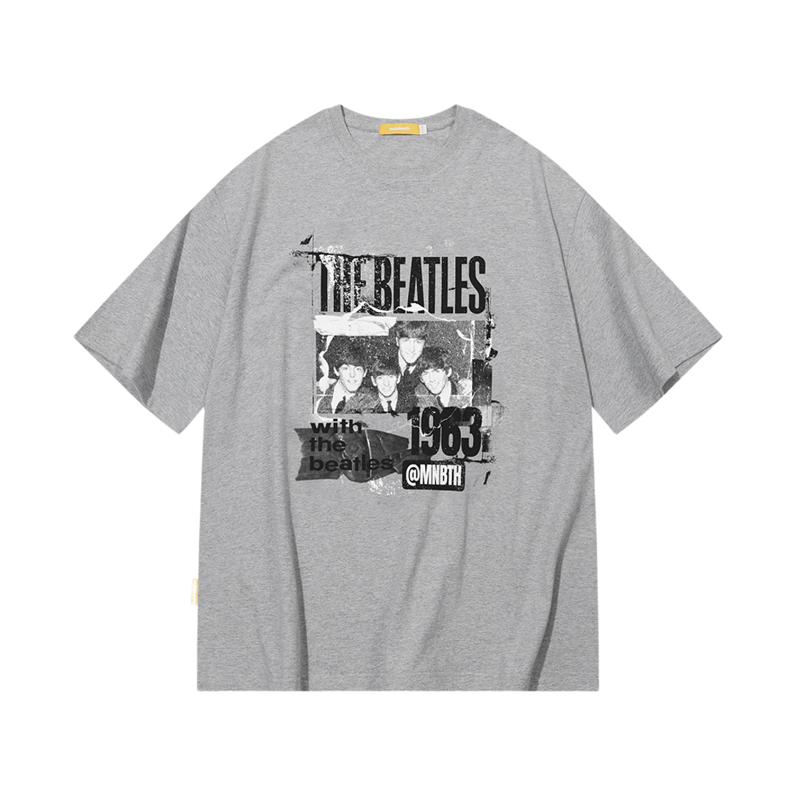 MBBES4HTU17GY MAINBOOTH [Beatles] 1963 T-Shirt Gray