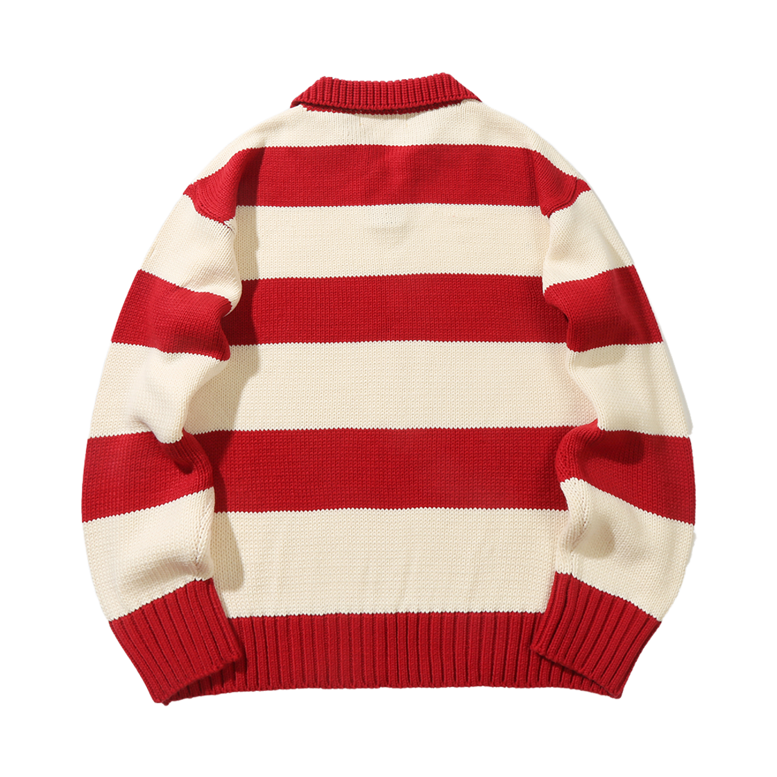 메인부스 트래블러 오버사이즈 스웨터 로즈 레드(MAINBOOTH Traveler Oversized Sweater Rose Red) - 2