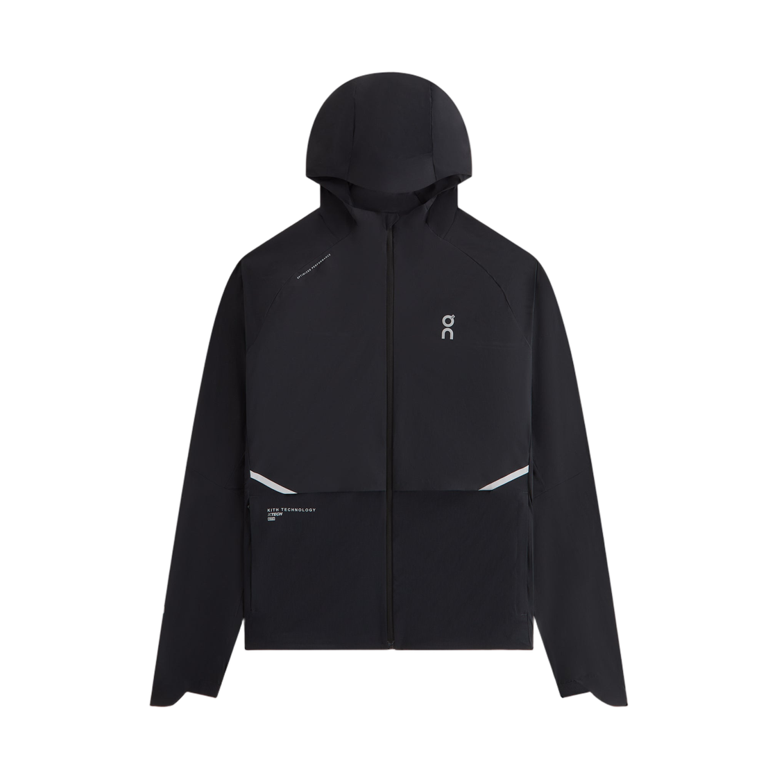 (W) 온 러닝 x 키스 코어 자켓 블랙((W) On Running x Kith Core Jacket Black) - 1
