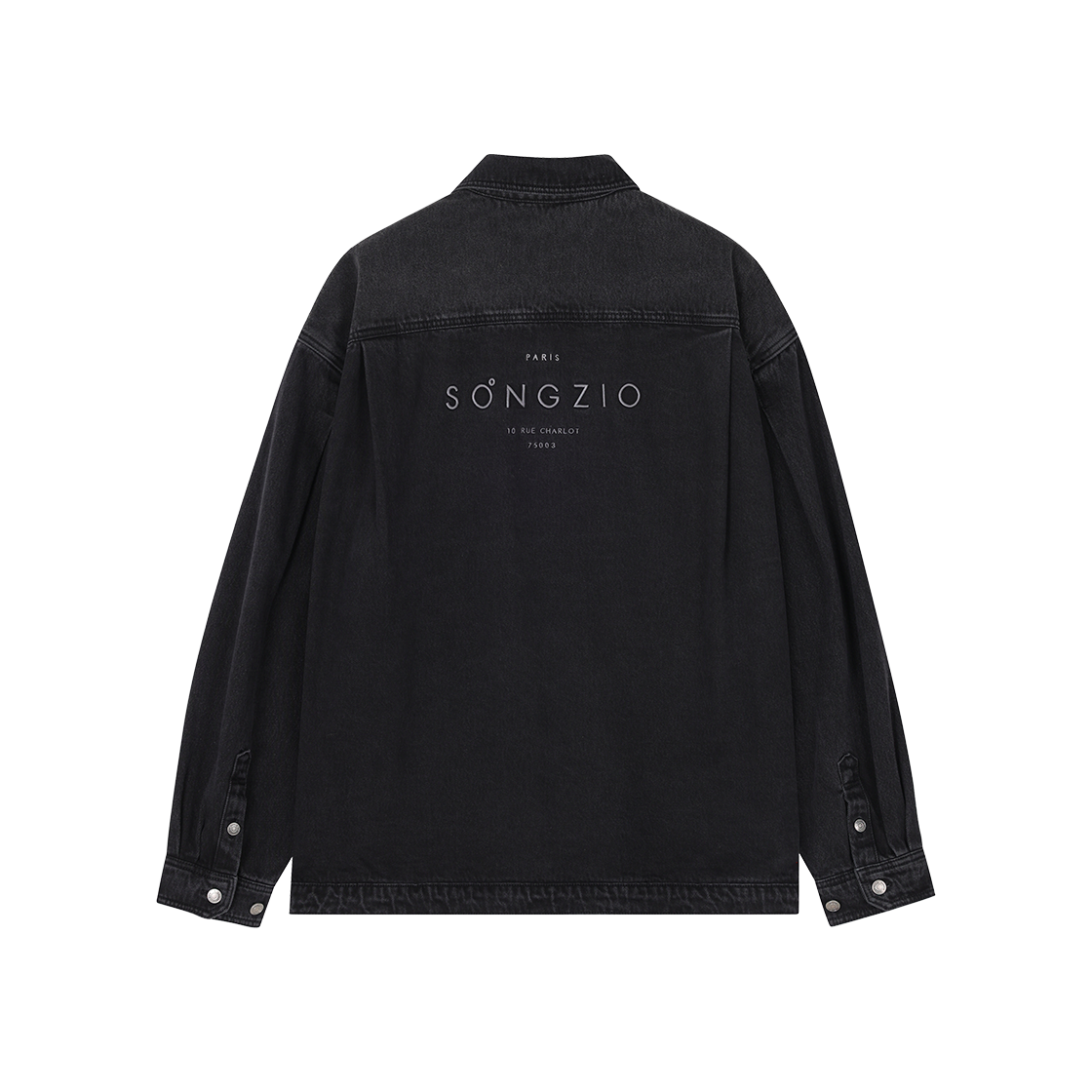 송지오 옴므 오리진 파리 데님 셔츠 블랙(SONGZIO HOMME Origin Denim Shirt Black) - 2