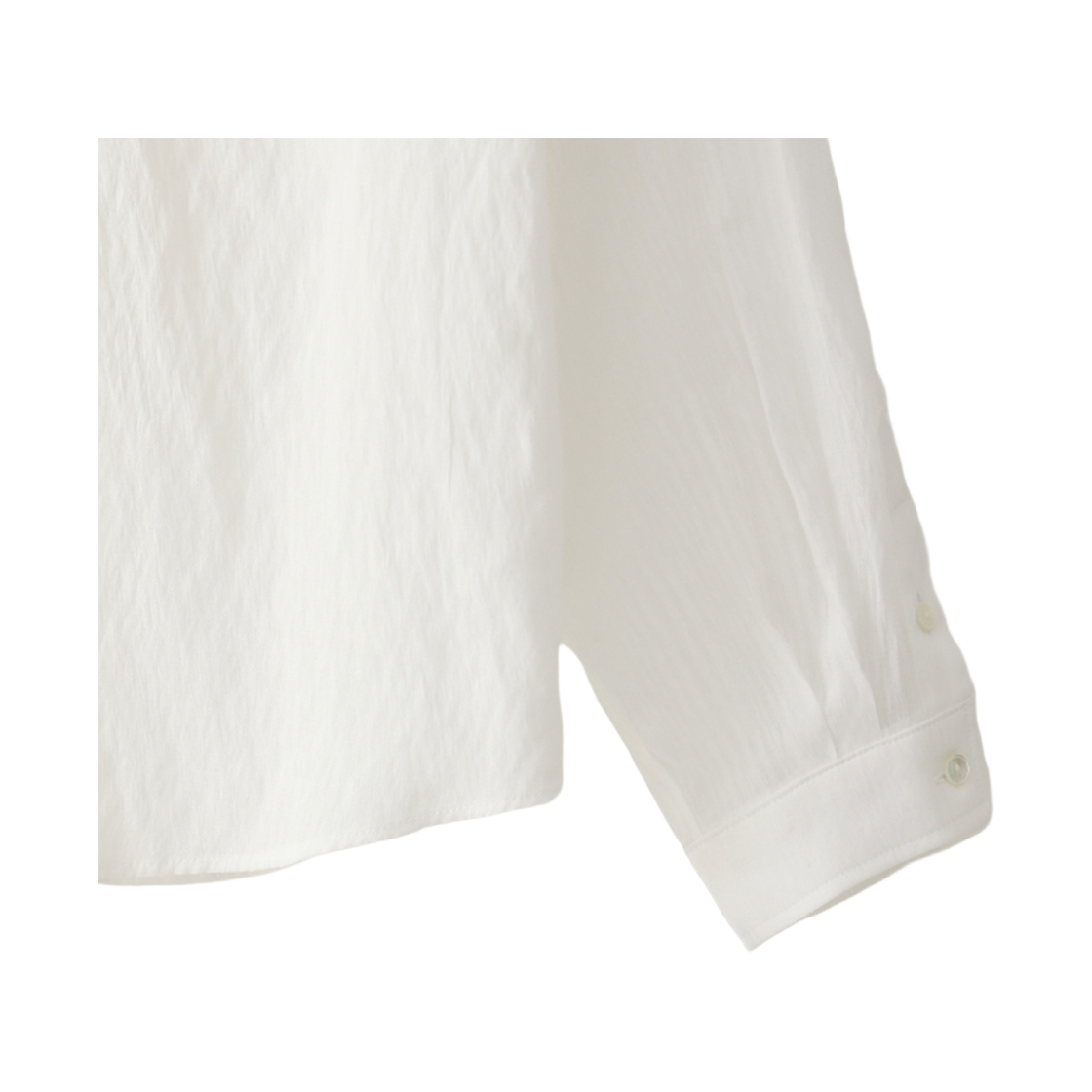 블루 선플라워 소프트 쉬어 셔츠 화이트(Blue Sunflower Soft Sheer Shirt White) - 5