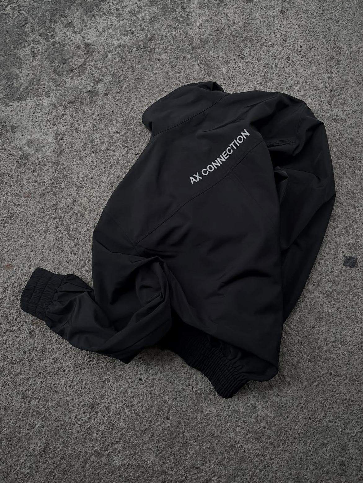 AX CONNECTION Logo Cropped Work Jacket 착용 스타일 - 3