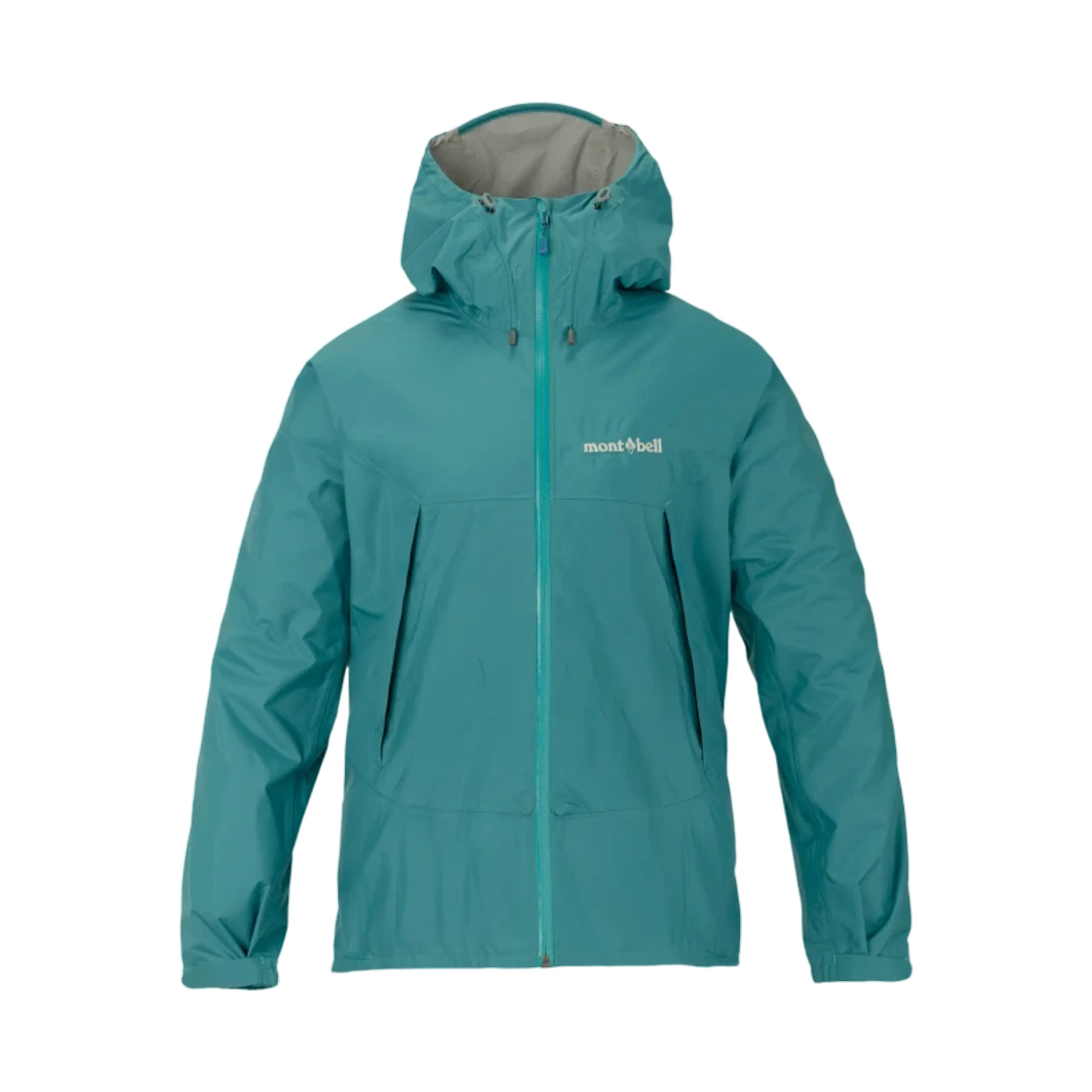 1128777 (W) Montbell Rain Hiker Jacket Turquoise