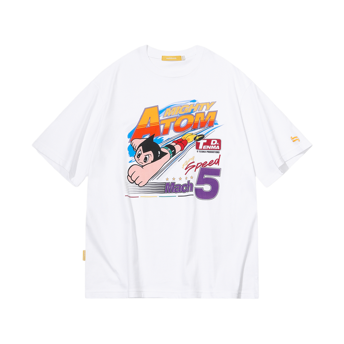 MBBES1HTU04WH MAINBOOTH [Astro Boy] Speed T-shirt White