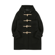 MAINBOOTH Oversized Duffle Coat Black