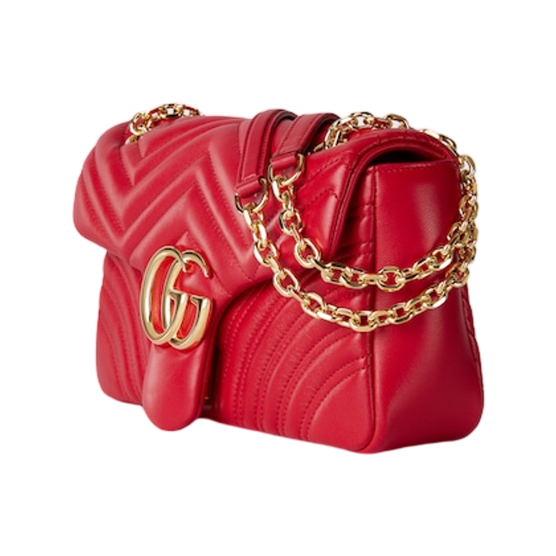 구찌 GG 마몽 미디움 숄더백 레드(Gucci GG Marmont Medium Shoulder Bag Red) - 2
