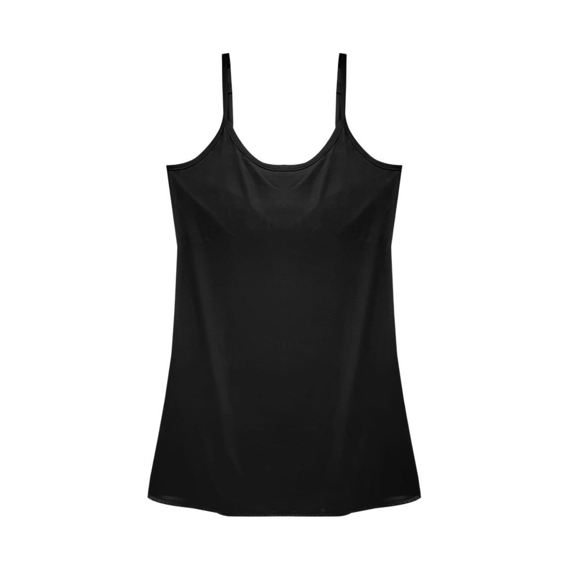 (W) 에이원 캡내장 인견 스트랩 슬립 1005 블랙((W) AONE Cap-Insert Rayon Strap Slip 1005 Black)