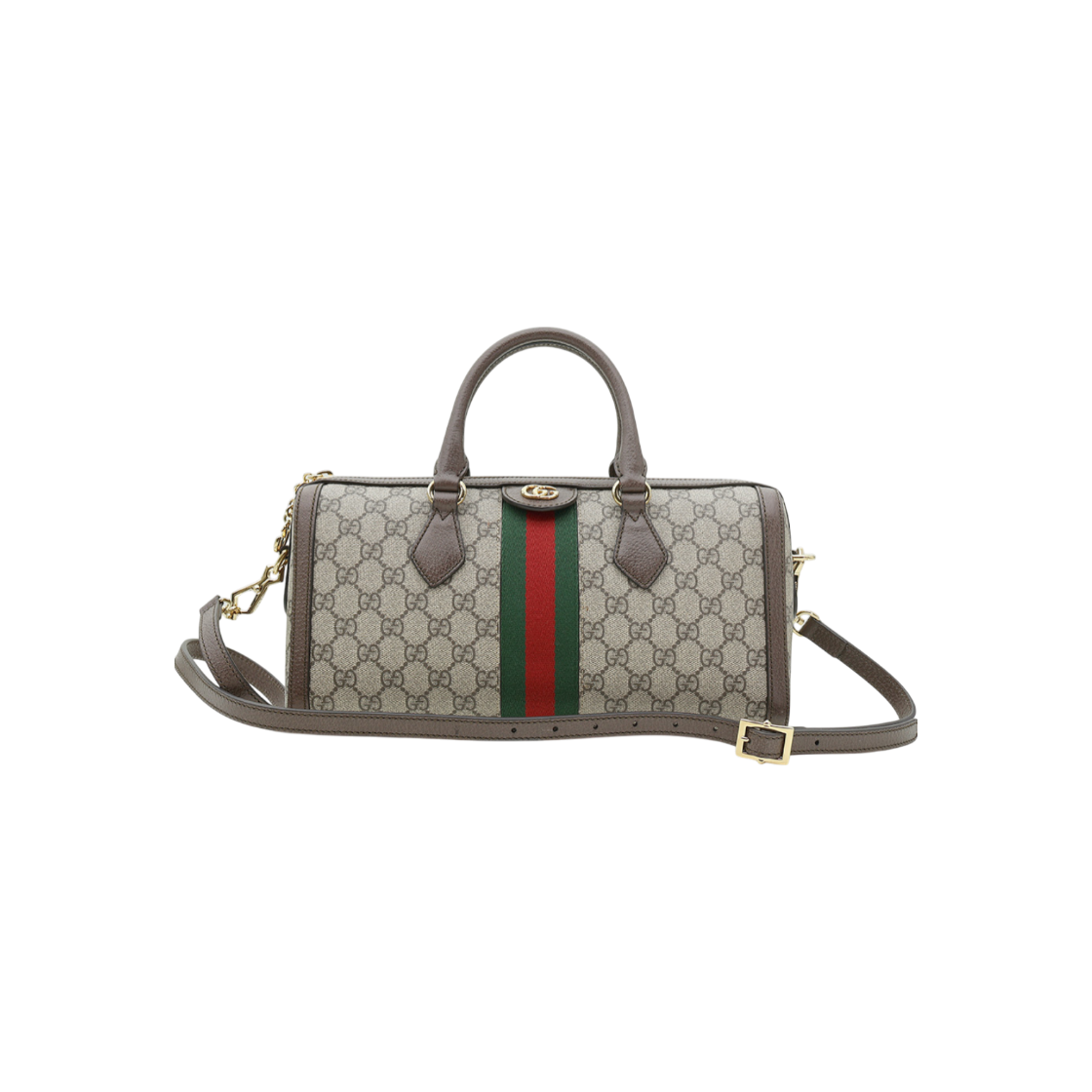 구찌 GG 수프림 캔버스 WEB 오피디아 미디움 보스턴 탑 핸들(Gucci GG Supreme Canvas Web Ophidia Medium Boston Top Handle Bag) - 1