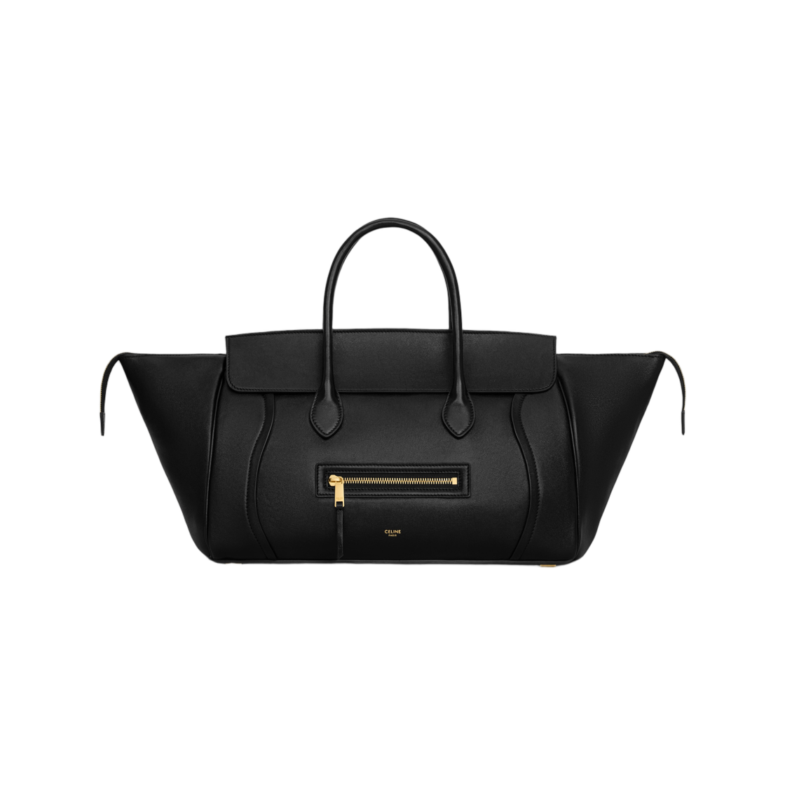 L108K3056-38NO Celine Luggage in Grained Calfskin Black