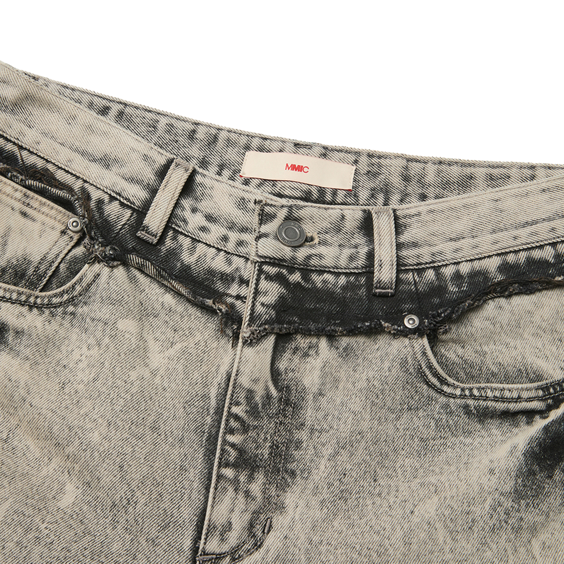 엠엠아이씨 오프 진 애시드 블랙(MMIC Off Jeans Acid Black) - 2