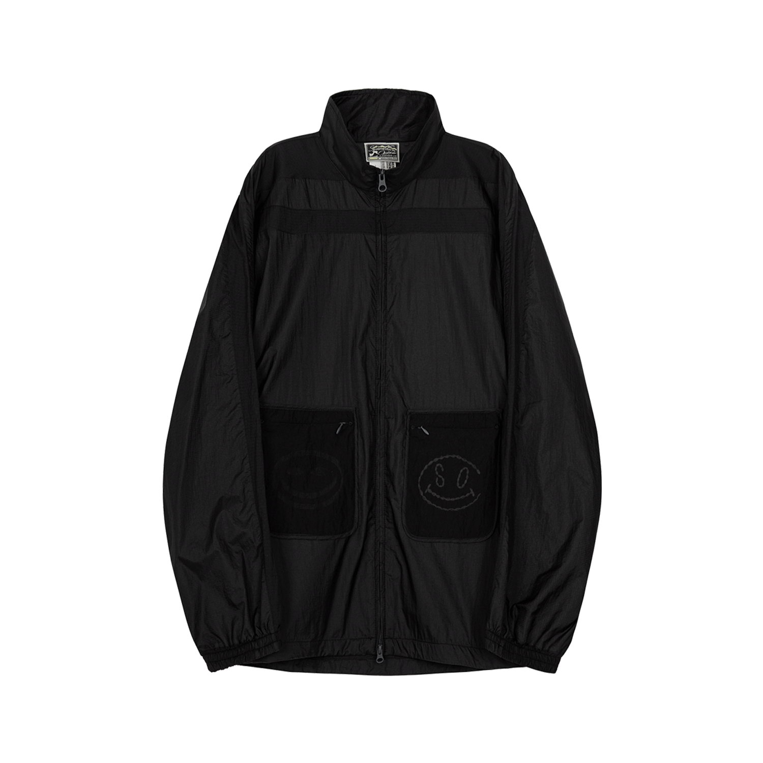 11VSJ10662 SOHC Smile Pocket Track Top_11VSJ106 Black