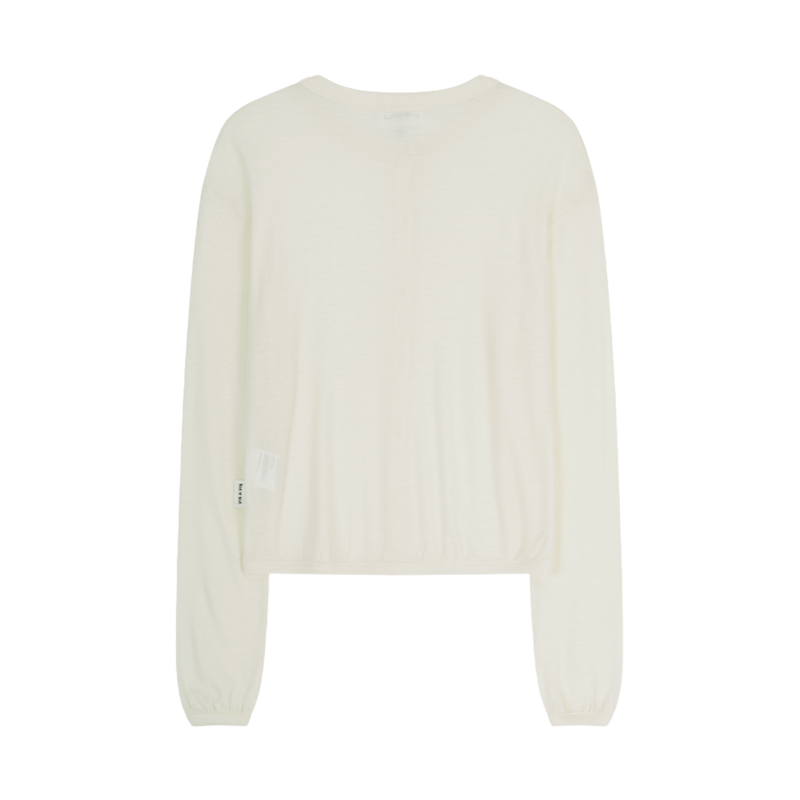 비자비 슈퍼 원투엔티스 울 저지 카디건 아이보리(VIS A VIS Super 120'S Wool Jersey Cardigan Ivory) - 2