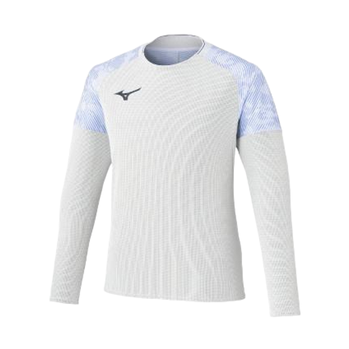 32MAD00801 Mizuno Dry Aeroflow Long Sleeve T-Shirt White