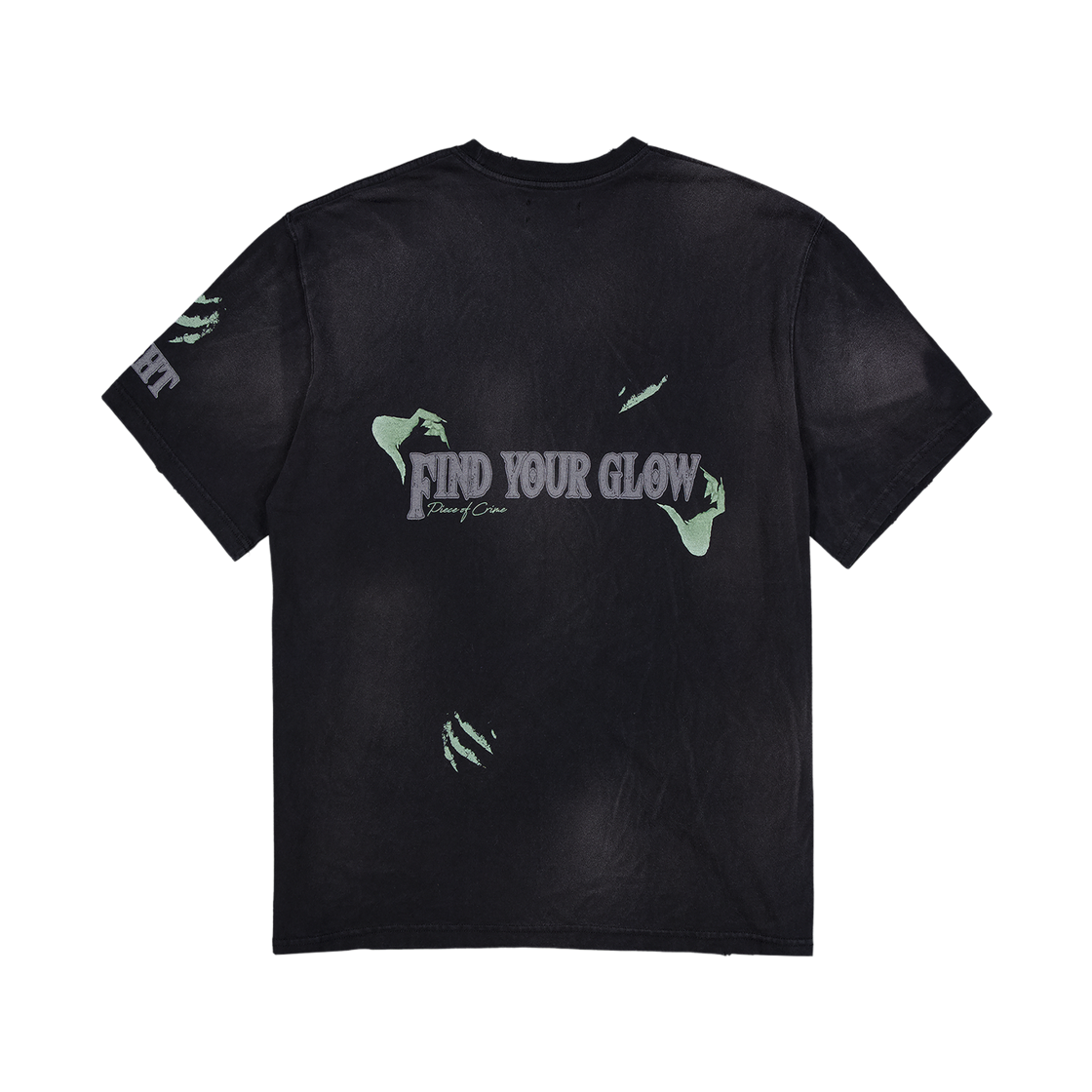 [사전 발매] 언더마이카 피오씨 라스트 던 빈티지 워시드 티셔츠 블랙([사전 발매] Undermycar POC Last Dawn Vintage Washed T-Shirts Black) - 2