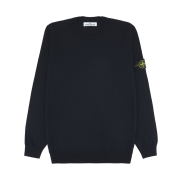 Stone Island 510C4 Light Wool Crewneck Knit Navy Blue - 22FW