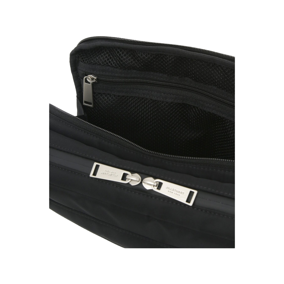 질스튜어트 액세사리 남성 에반 블랙 투포켓 나일론 크로스백 JUBA6E500BK 블랙(Jillstuart Men's Acc Evan Black Two-Pocket Nylon Crossbody Bag Juba6E500Bk Black) - 5