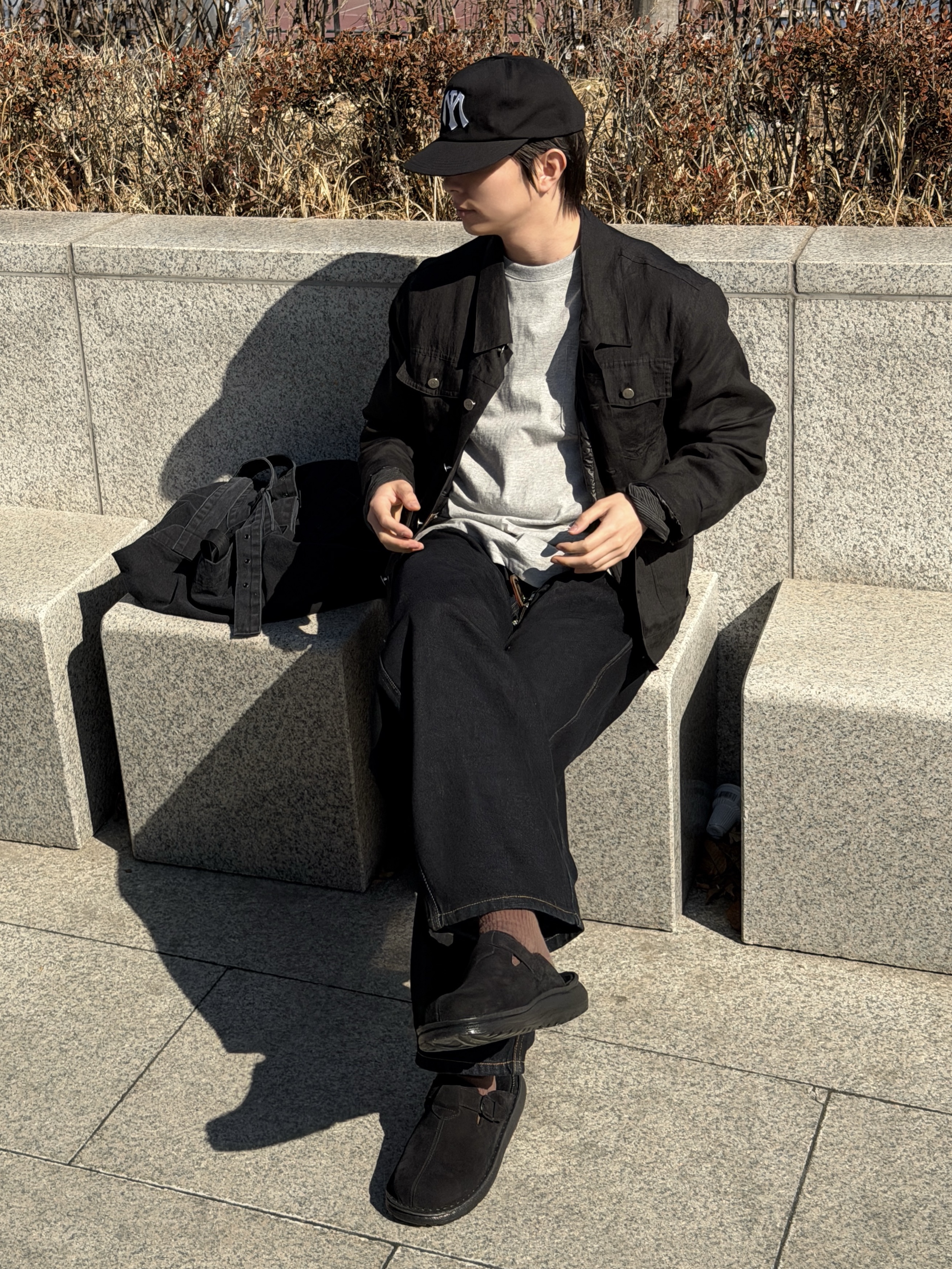 Jerusalem Sandals 3004 Nomad Black 착용 스타일 - 7