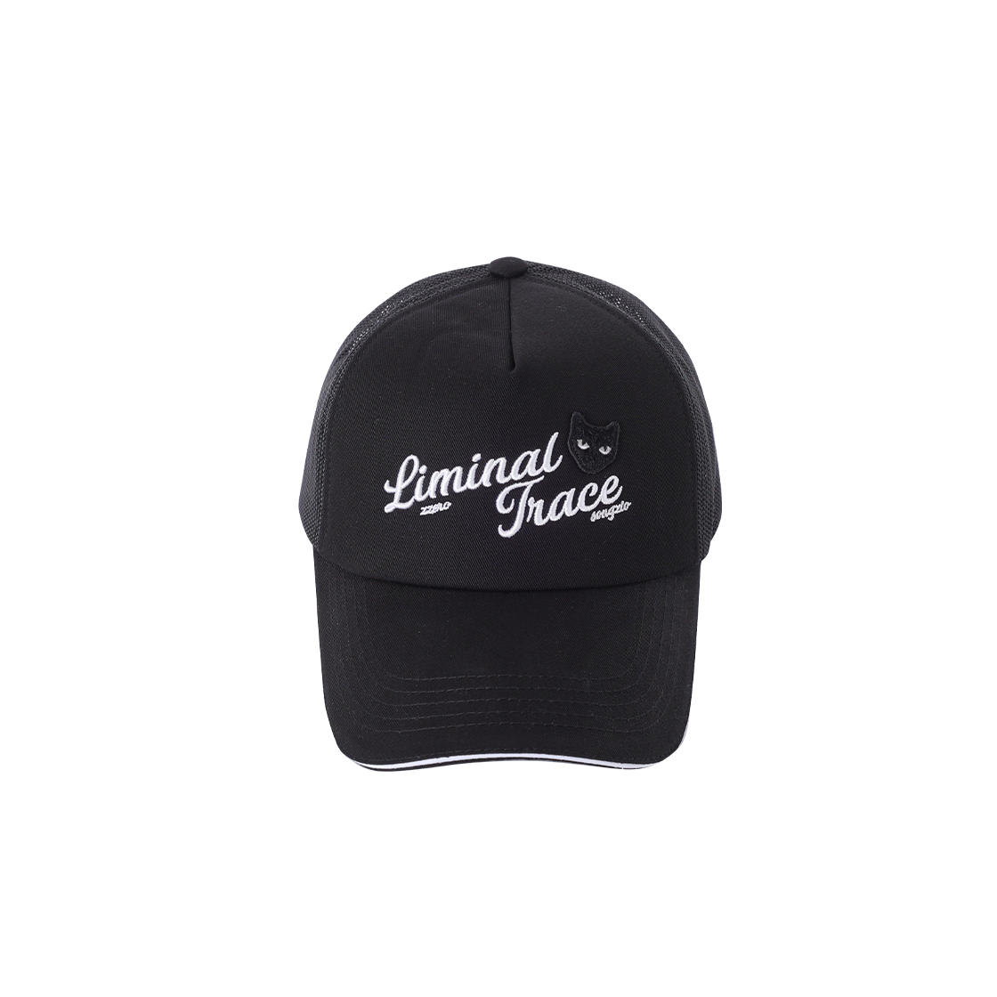 SI2CP805BK SONGZIO ZZERO Liminal Trace Trucker Ball Cap Black