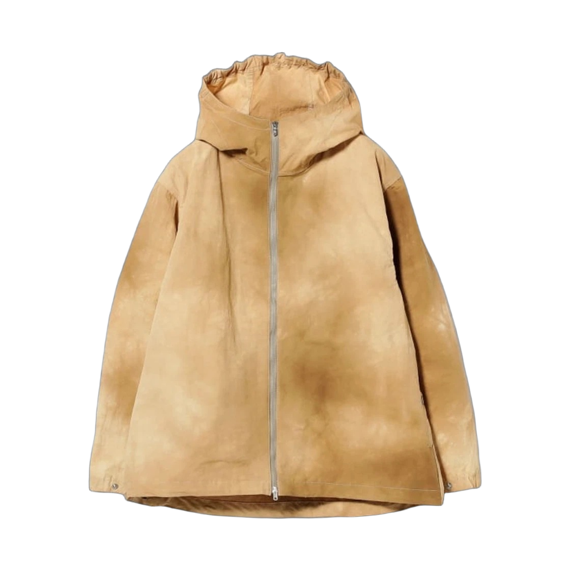 37-18-0429-594 (W) The North Face Purple Label x Pilgrim Surf+Supply Uneven Dyed Mountain Wind Parka Beige - Exclusive