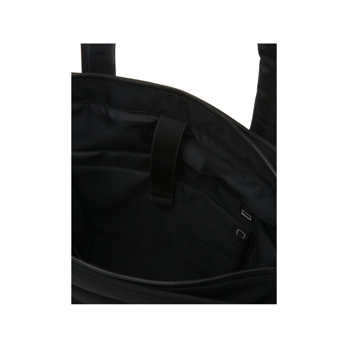 질스튜어트 액세사리 남성 에반 블랙 투포켓 나일론 세로형 토트백 겸 크로스백 JUBA5F502BK 블랙(Jillstuart Men's Acc Evan Black Two-Pocket Vertical Nylon Tote & Crossbody Bag Juba5F502Bk Black) - 6