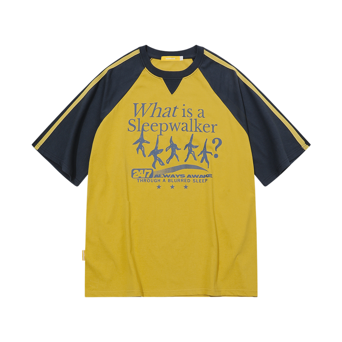 MBBES3HTU11YE MAINBOOTH WIS T-shirt Yellow