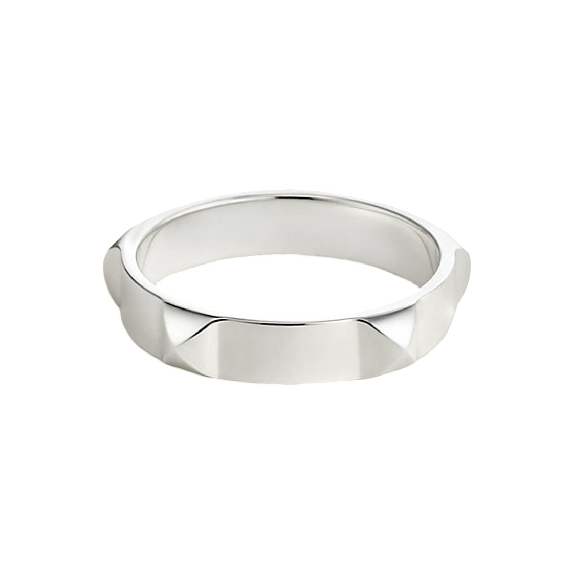 (W) 에르메스 스몰 끌루 d'H 링 & 실버((W) Hermes Small Clou D'H Ring & Silver) - 1