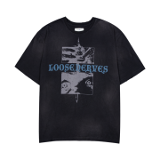 Undermycar POC Loose Nerves Vintage Washed T-Shirts Black