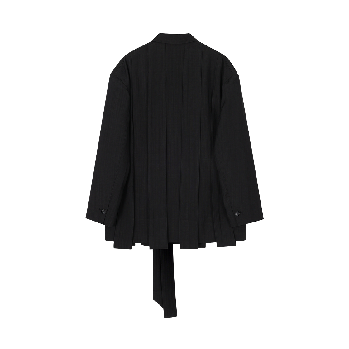 송지오 컬렉션 라인베일 로브 자켓 블랙(SONGZIO COLLECTION Lineveil Robe Jacket Black) - 2