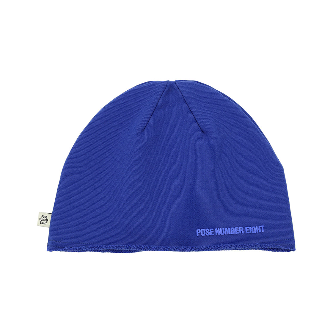 포즈넘버에잇 퍼프 프린트 스웻 비니 (블루)(Pose Number Eight Puff Print Sweat Beanie (Blue)) - 2