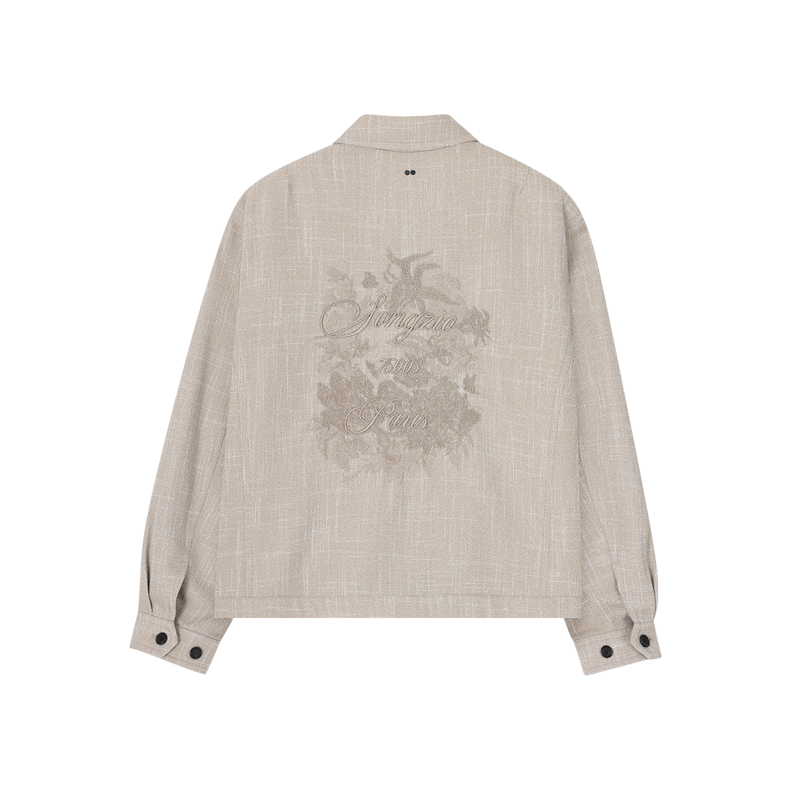 송지오 옴므 엠브로이드 트위드 자켓 베이지(SONGZIO HOMME Embroidered Tweed Jacket Beige) - 2