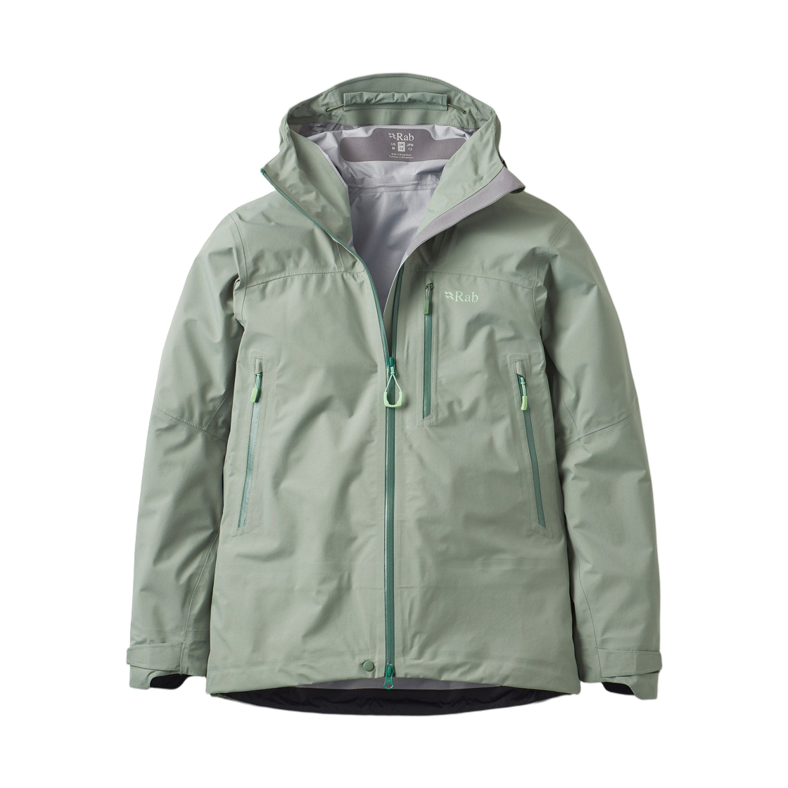 QWG-97 (W) Rab Firewall Mountain Waterproof Jacket Dark Fig Green