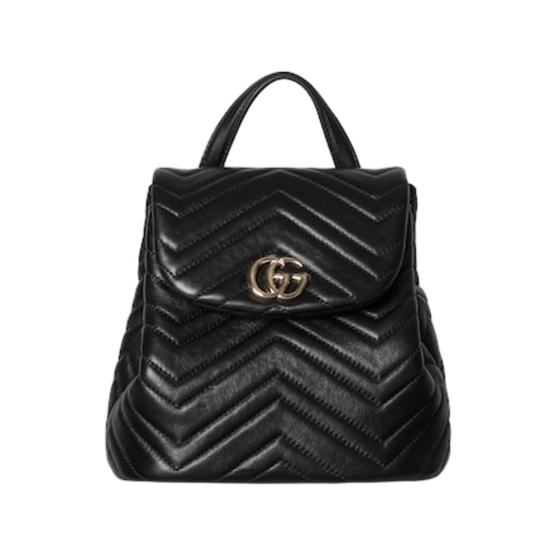 구찌 GG 마몽 미니 백팩 블랙(Gucci GG Marmont Mini Backpack Black)
