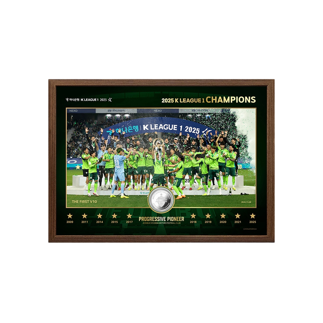 은 한국조폐공사 2025 K 리그 1 우승팀 전북현대모터스 기념 은메달 31.1g(Silver KOMSCO 2025 K League 1 Champions Jeonbuk Hyundai Motors Silver Medal 31.1g) - 3