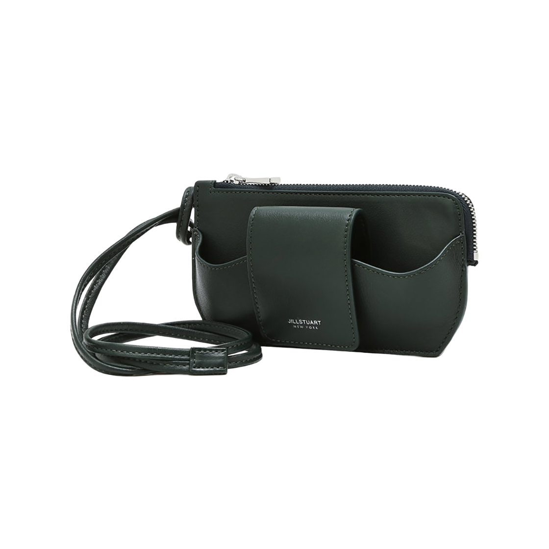 질스튜어트 액세사리 남성 그린 소가죽 선글라스 케이스 겸 카드지갑 JUHO5F401E3 다크 그린(Jillstuart Men's Acc Green Cow Leather Sunglasses Case & Card Wallet Juho5F401E3 Dark Green) - 1